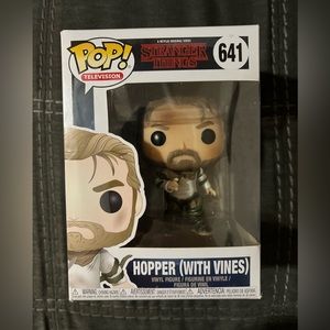 Stranger things funko pop Hopper with vines